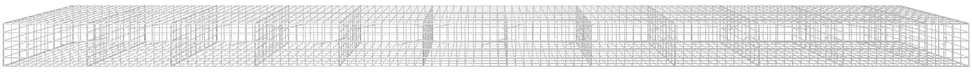 Gabionas su 5 mm viela ir 10x10 cm tinkleliu 1150x100x50 cm