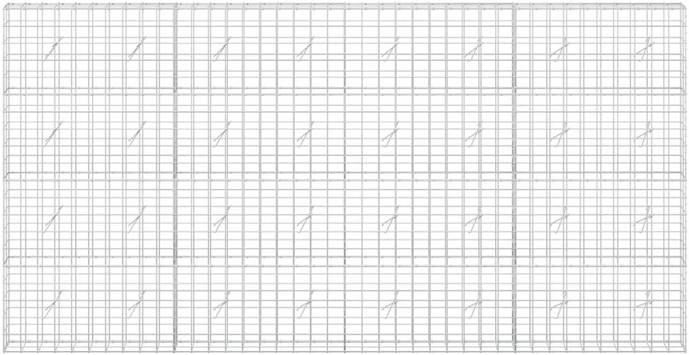Gabionas su 5 mm viela ir 10x10 cm tinkleliu 400x20x200 cm