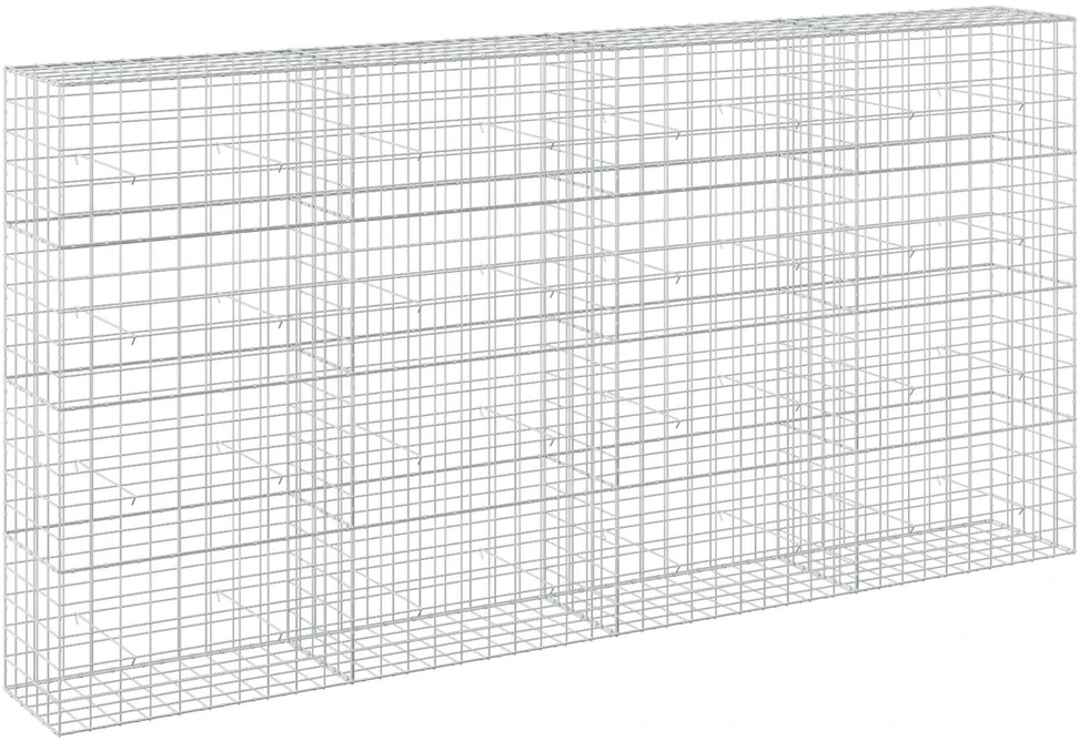 Gabionas su 5 mm viela ir 10x10 cm tinkleliu 400x50x200 cm