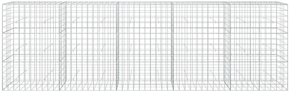 Gabionas su 5 mm viela ir 10x10 cm tinkleliu 500x30x150 cm