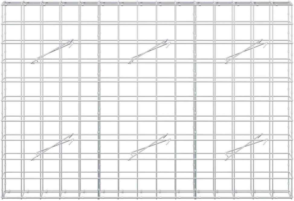 Gabionas su 5 mm viela ir 10x10 cm tinkleliu 150x10x100 cm
