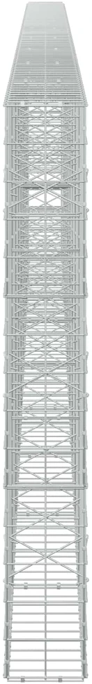 Gabionas su 5 mm viela ir 10x10 cm tinkleliu 900x20x150 cm