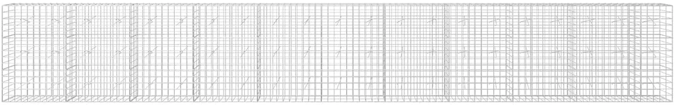 Gabionas su 5 mm viela ir 10x10 cm tinkleliu 1050x20x150 cm