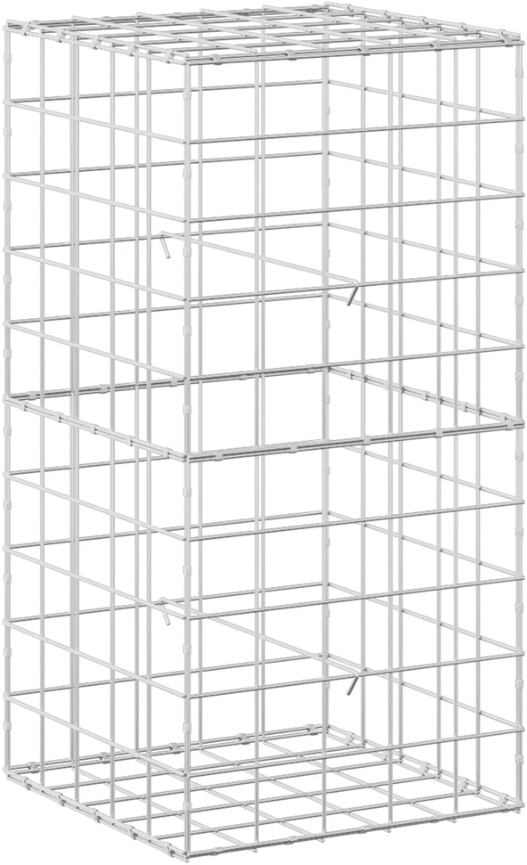 Gabionas su 5 mm viela ir 10x10 cm tinkleliu 50x50x100 cm