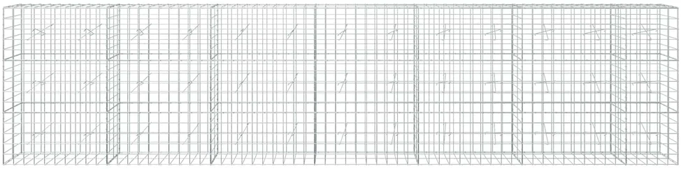 Gabionas su 5 mm viela ir 10x10 cm tinkleliu 650x20x150 cm