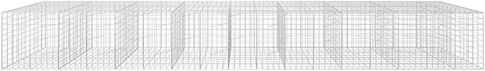 Gabionas su 5 mm viela ir 10x10 cm tinkleliu 850x100x100 cm
