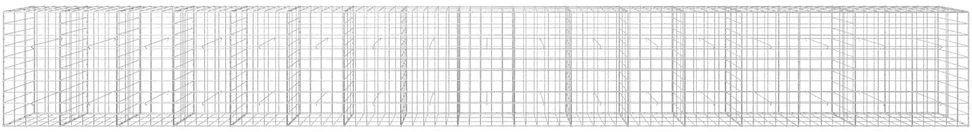 Gabionas su 5 mm viela ir 10x10 cm tinkleliu 850x30x100 cm