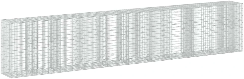 Gabionas su 5 mm Viela ir 5x10 cm Tinkleliu 1050x100x200 cm