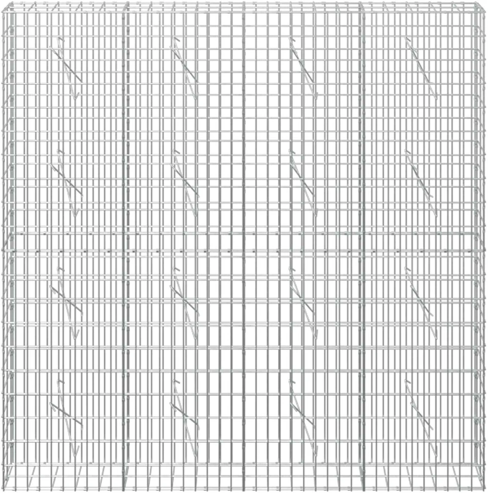 Gabionas su 5 mm Viela ir 5x10 cm Tinkleliu 200x10x200 cm