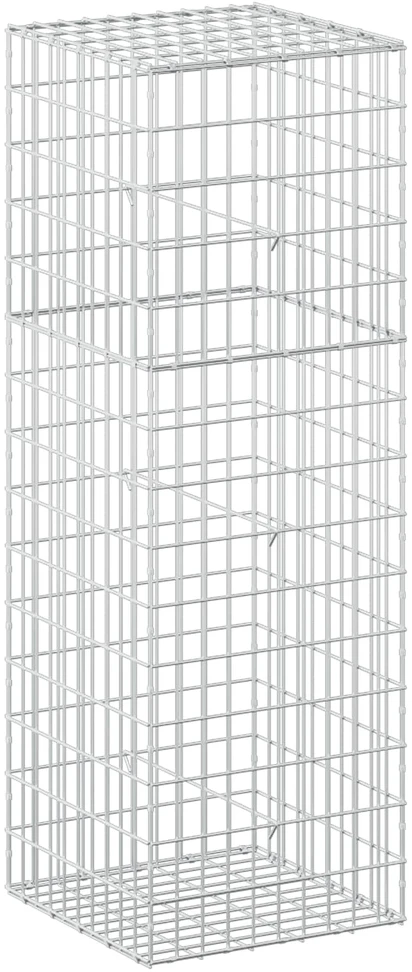 Gabionas su 5 mm Viela ir 5x10 cm Tinkleliu 50x50x150 cm