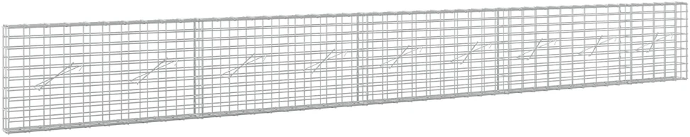 Gabionas su 5 mm Viela ir 5x10 cm Tinkleliu 450x10x50 cm
