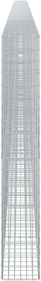 Gabionas su 5 mm Viela ir 5x10 cm Tinkleliu 1200x30x200 cm