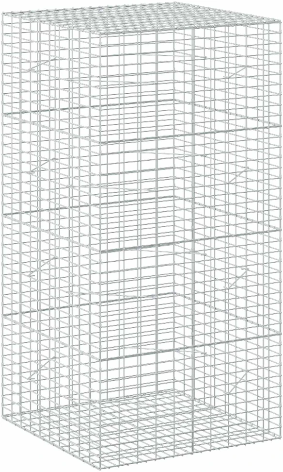 Gabionas su 5 mm viela ir 5x10 cm tinkleliu 100x100x200 cm