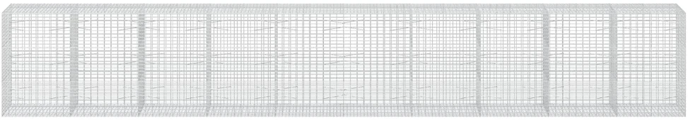 Gabionas su 5 mm viela ir 5x10 cm tinkleliu 1000x100x150 cm