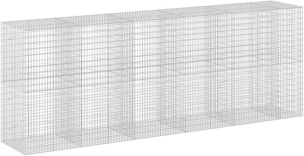 Gabionas su 5 mm Viela ir 5x10 cm Tinkleliu 550x100x200 cm