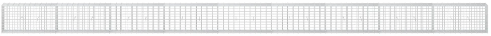 Gabionas su 5 mm Viela ir 5x10 cm Tinkleliu 900x30x50 cm