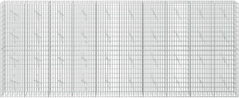 Gabionas su 5 mm Viela ir 5x10 cm Tinkleliu 500x10x200 cm