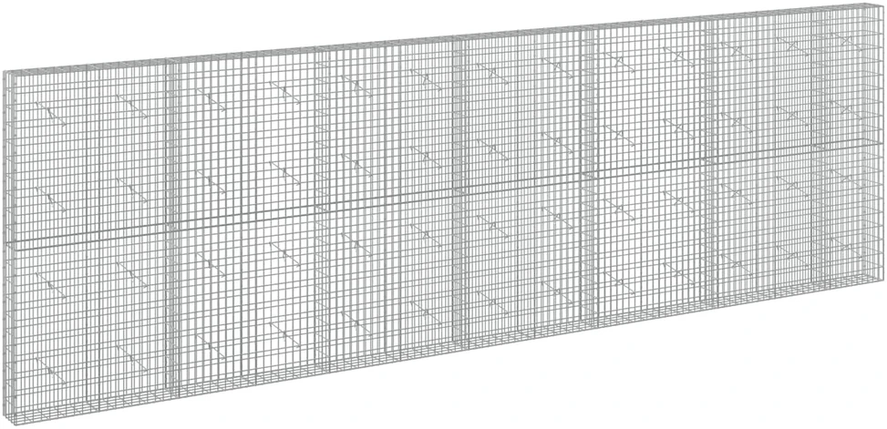Gabionas su 5 mm Viela ir 5x10 cm Tinkleliu 650x20x200 cm