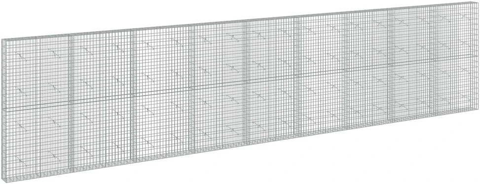 Gabionas su 5 mm Viela ir 5x10 cm Tinkleliu 900x20x200 cm