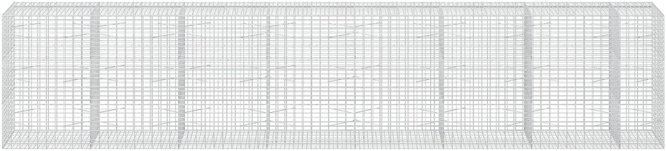 Gabionas su 5 mm viela ir 5x10 cm tinkleliu 750x100x150 cm