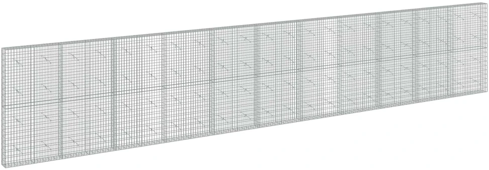 Gabionas su 5 mm Viela ir 5x10 cm Tinkleliu 1100x20x200 cm