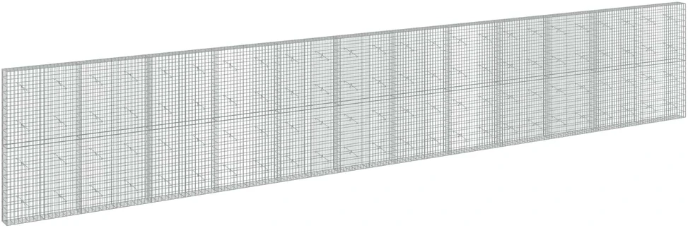 Gabionas su 5 mm Viela ir 5x10 cm Tinkleliu 1200x20x200 cm