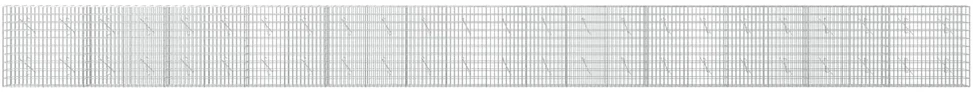 Gabionas su 5 mm Viela ir 5x10 cm Tinkleliu 1200x10x100 cm