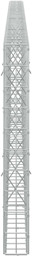 Gabionas su 5 mm Viela ir 5x10 cm Tinkleliu 450x10x100 cm