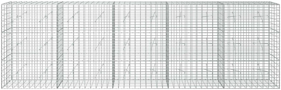 Gabionas su 5 mm Viela ir 5x10 cm Tinkleliu 500x20x150 cm