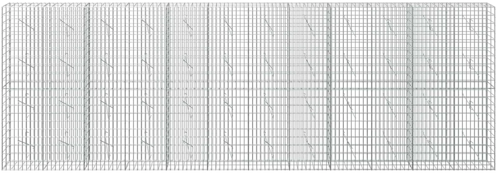 Gabionas su 5 mm Viela ir 5x10 cm Tinkleliu 600x10x200 cm