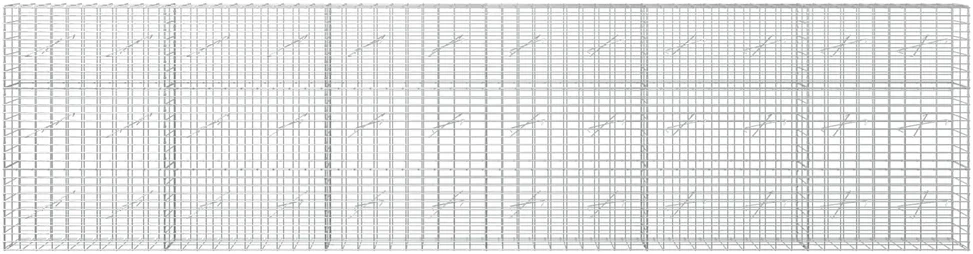 Gabionas su 5 mm Viela ir 5x10 cm Tinkleliu 600x10x150 cm