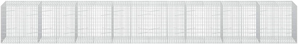 Gabionas su 5 mm viela ir 5x10 cm tinkleliu 800x100x100 cm