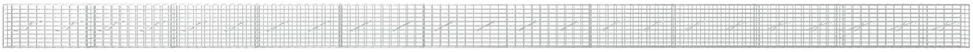 Gabionas su 5 mm viela ir 5x10 cm tinkleliu 1150x10x50 cm
