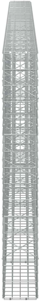 Gabionas su 5 mm viela ir 5x10 cm tinkleliu 600x20x150 cm