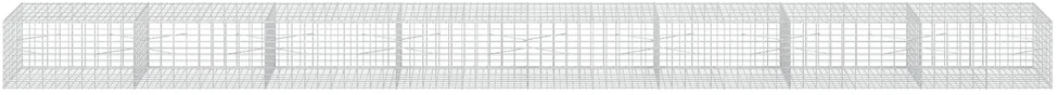 Gabionas su 5 mm viela ir 5x10 cm tinkleliu 800x100x50 cm