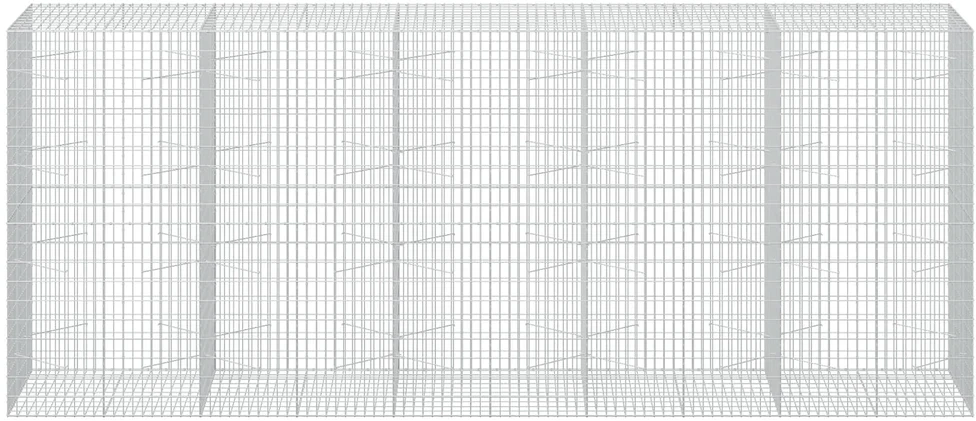 Gabionas su 5 mm Viela ir 5x10 cm Tinkleliu 500x100x200 cm