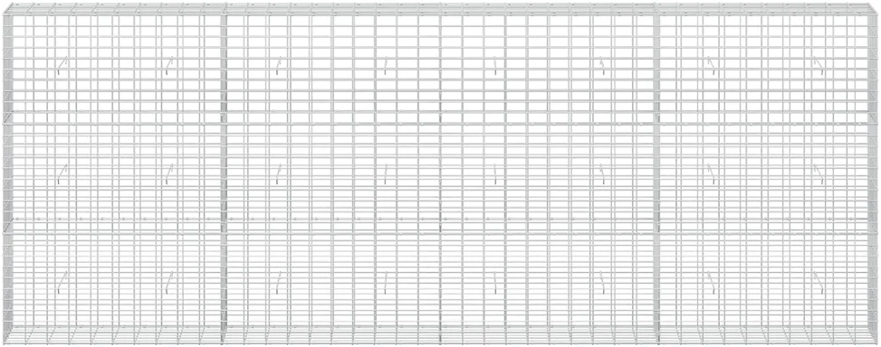 Gabionas su 5 mm Viela ir 5x10 cm Tinkleliu 400x30x150 cm