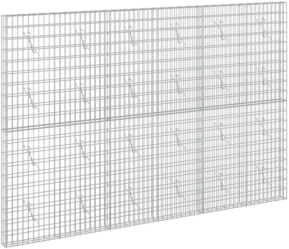 Gabionas su 5 mm Viela ir 5x10 cm Tinkleliu 300x10x200 cm