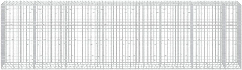 Gabionas su 5 mm Viela ir 5x10 cm Tinkleliu 750x100x200 cm