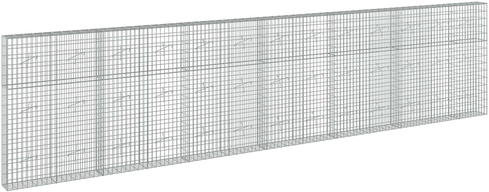 Gabionas su 5 mm viela ir 5x10 cm tinkleliu 650x20x150 cm