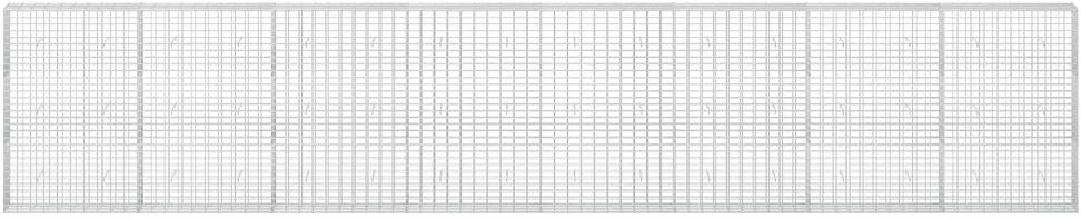 Gabionas su 5 mm Viela ir 5x10 cm Tinkleliu 800x30x150 cm
