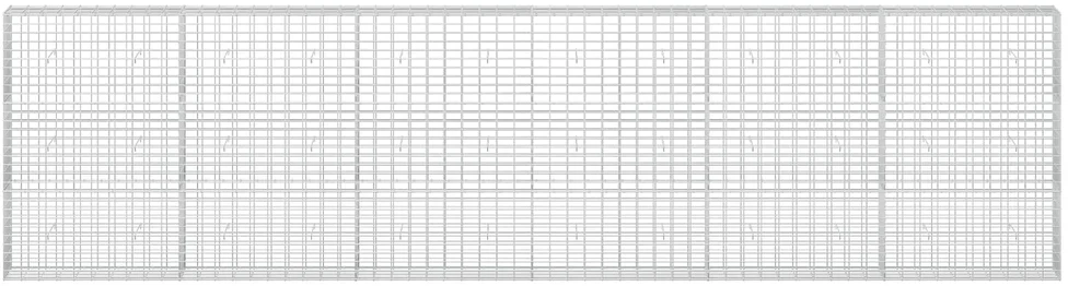 Gabionas su 5 mm Viela ir 5x10 cm Tinkleliu 600x30x150 cm
