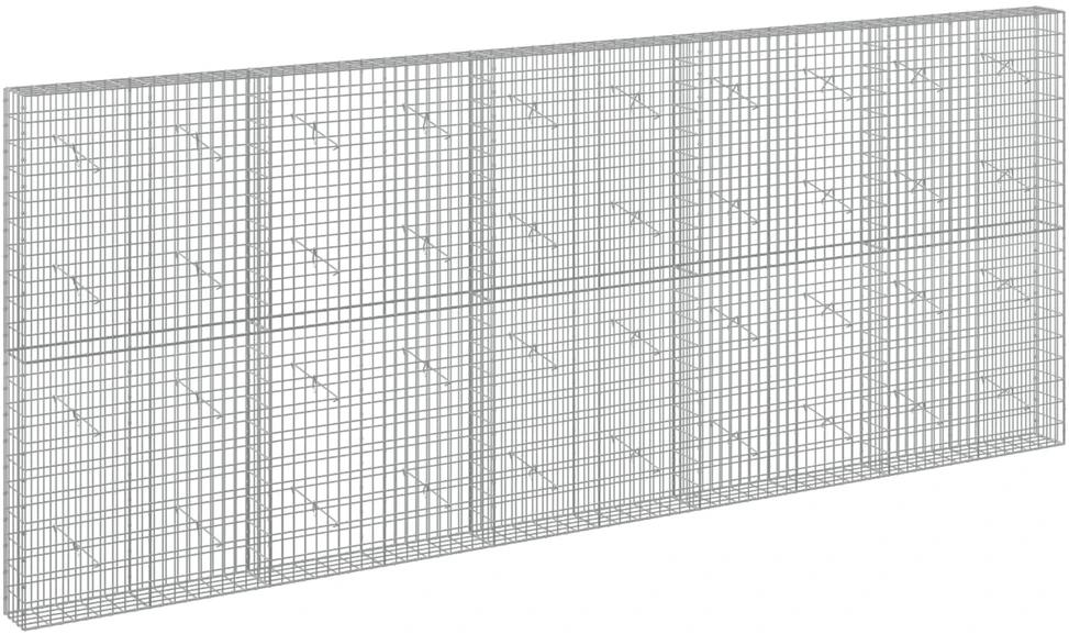 Gabionas su 5 mm Viela ir 5x10 cm Tinkleliu 500x20x200 cm
