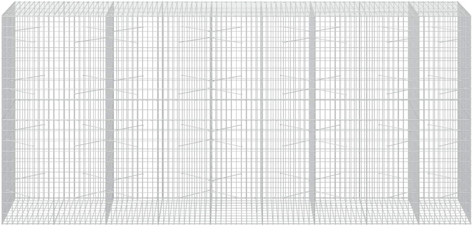 Gabionas su 5 mm viela ir 5x10 cm tinkleliu 450x100x200 cm