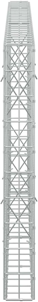 Gabionas su 5 mm Viela ir 5x10 cm Tinkleliu 250x10x100 cm