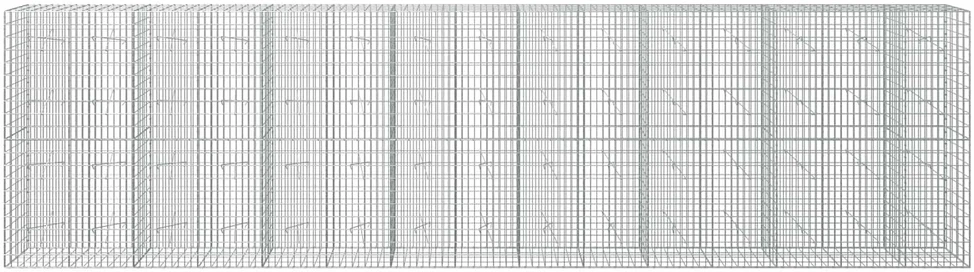 Gabionas su 5 mm Viela ir 5x10 cm Tinkleliu 750x20x200 cm