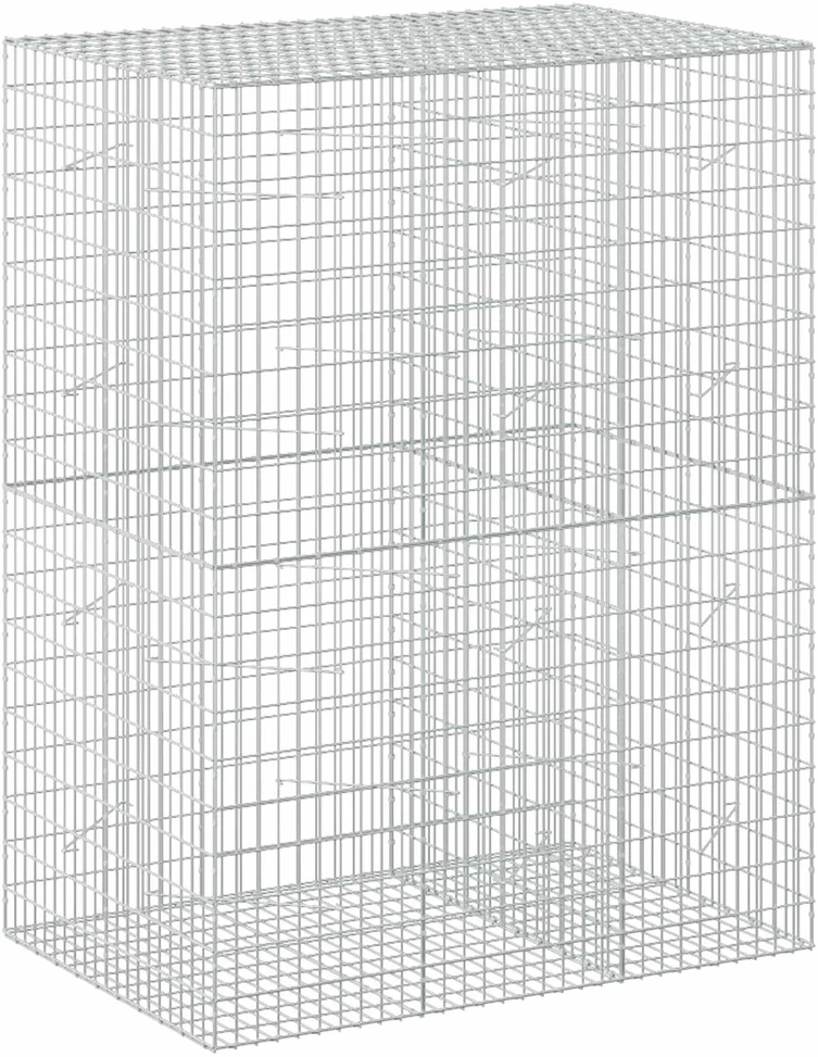 Gabionas su 5 mm viela ir 5x10 cm tinkleliu 150x100x200 cm