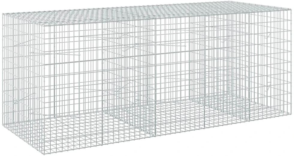 Gabionas su 5 mm Viela ir 5x10 cm Tinkleliu 250x100x100 cm