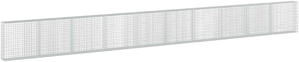 Gabionas su 5 mm Viela ir 5x10 cm Tinkleliu 1000x30x100 cm
