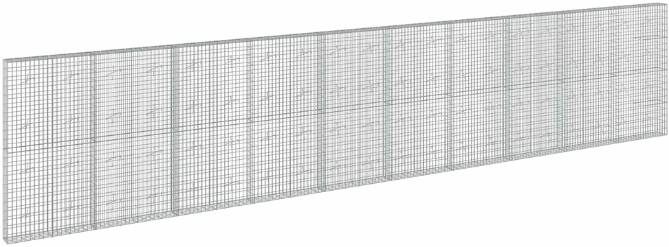 Gabionas su 5 mm viela ir 5x10 cm tinkleliu 1000x20x200 cm